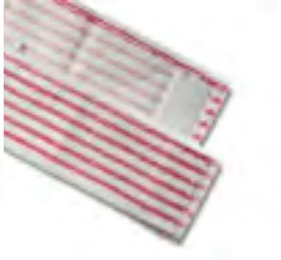Microfaser − Borstenmopp PREMIUM SANI – 50 cm · weiß-rot
