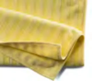 Microfasertuch mit Borstenstreifen – gelb