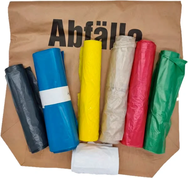 WBV Ulith Abfallsäcke aus Recycling-LDPE, 10 × 25 Stück – grün