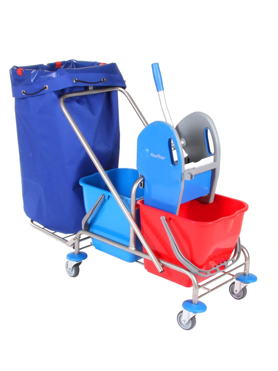 Floorstar Doppelfahrwagen – Edelstahl