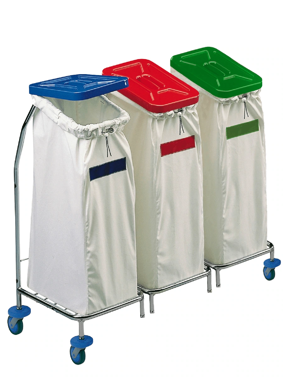 Floorstar Wäschesammler – 3 × 70 l