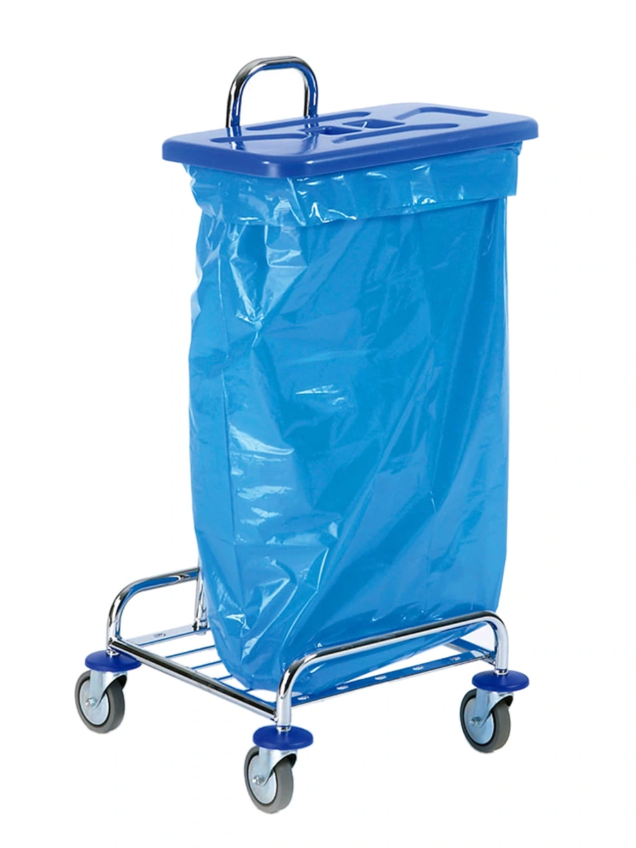 Floorstar Trennwagen – 1 × 120 l · verchromt