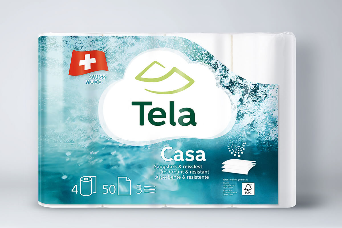 Tela Casa Haushaltspapier, 3-lagig