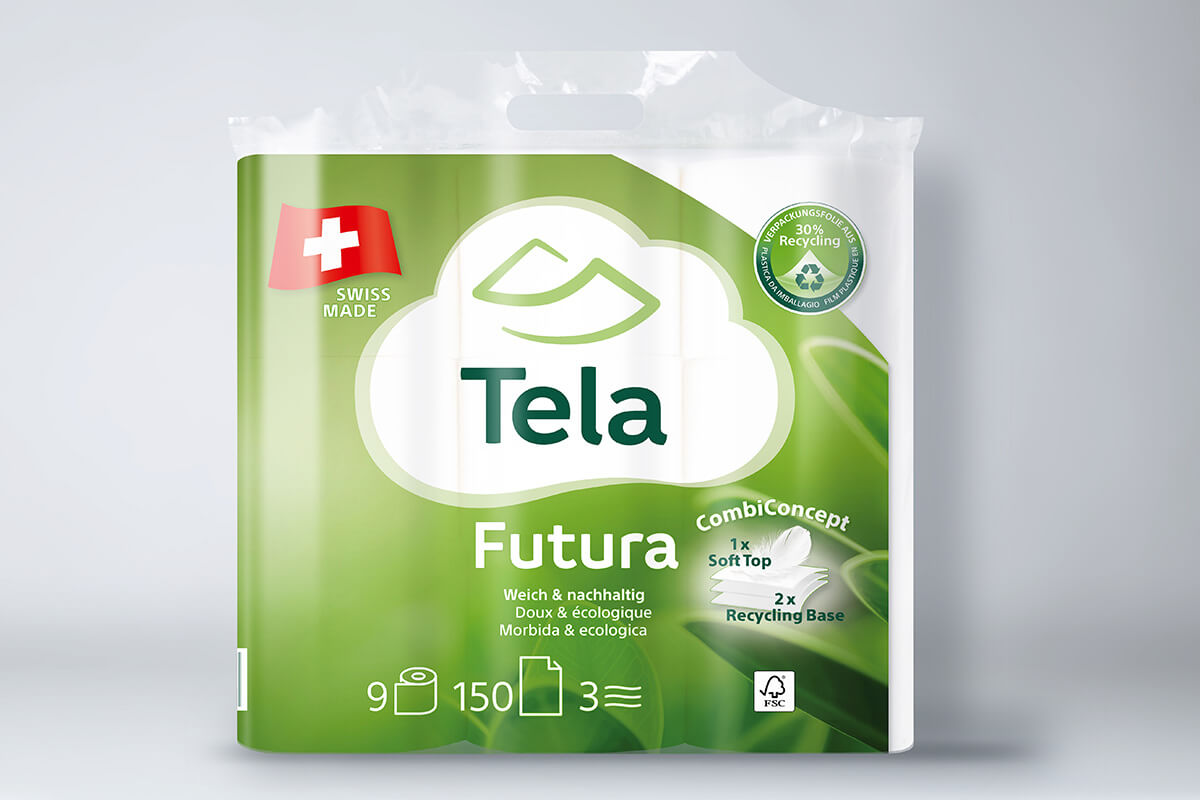 Tela Futura Toilettenpapier, 3-lagig