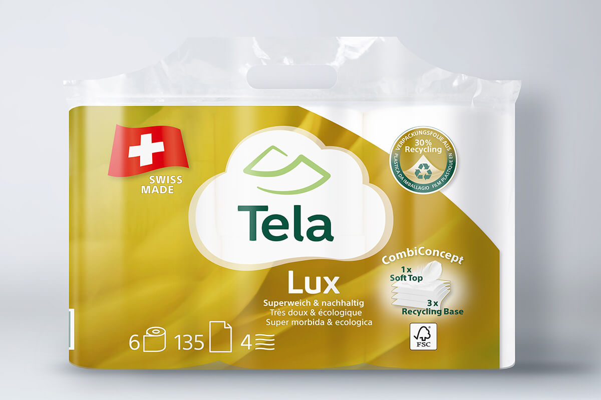 Tela Lux Toilettenpapier, 4-lagig