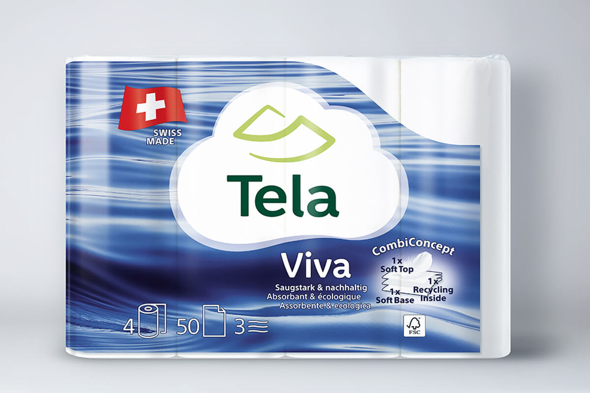 Tela Viva Haushaltspapier, 3-lagig