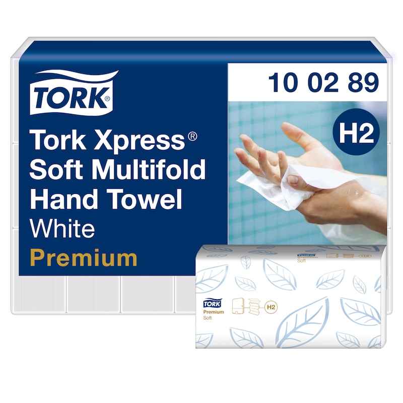 Tork Xpress weiche Multifold-Handtücher weiss H2, 2-lagig