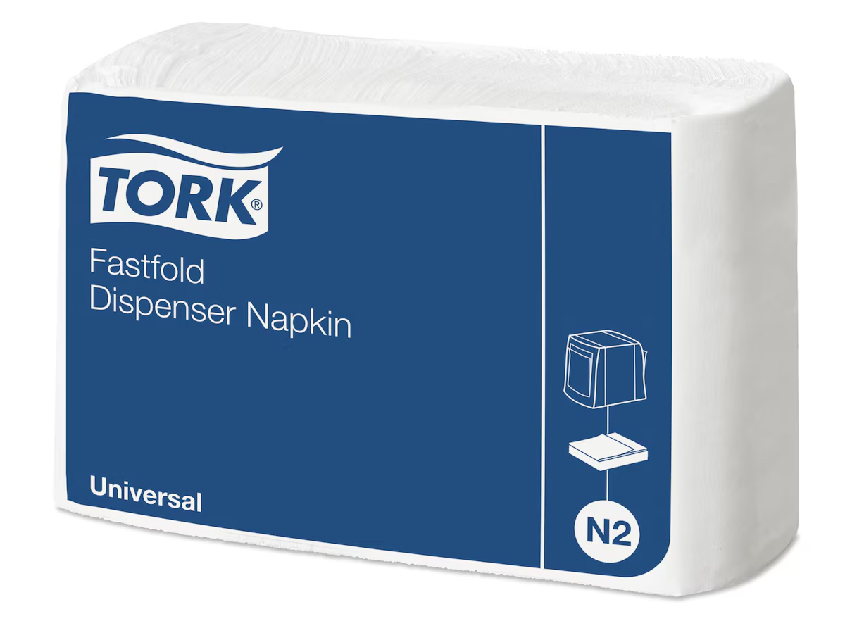 Tork Fastfold Spenderserviette Weiß