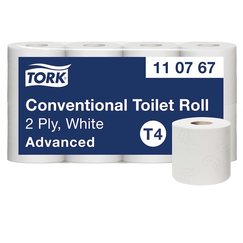 Tork Kleinrollen Toilettenpapier Weiß T4