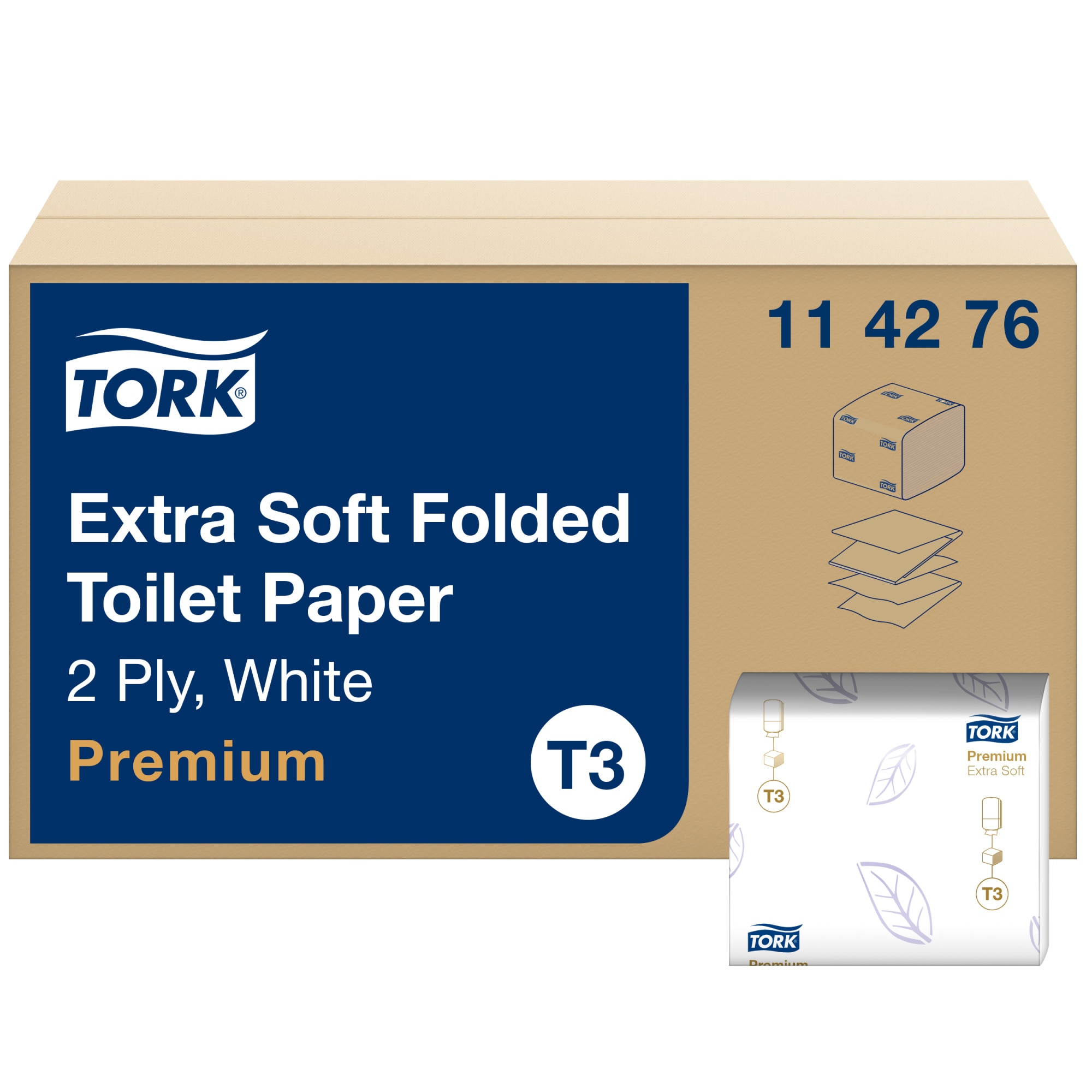 Tork Premium Toilettenpapier Einzelblatt T3