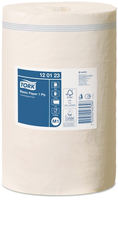 Tork Standard-Papierwischtücher mit Innenabrollung Weiß M1