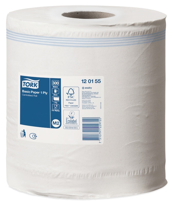 Tork Standard-Papierwischtücher mit Innenabrollung Weiß M2