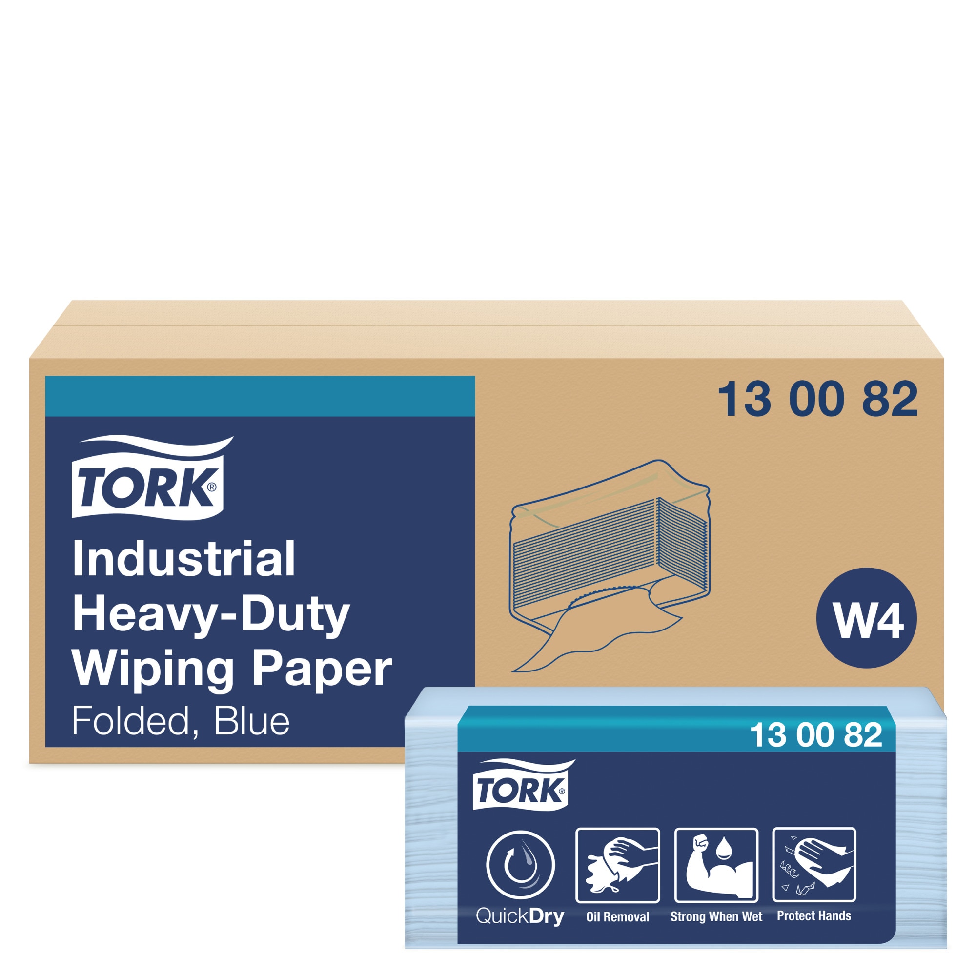 Tork Premium extra starke Industrie-Papierwischtücher W4