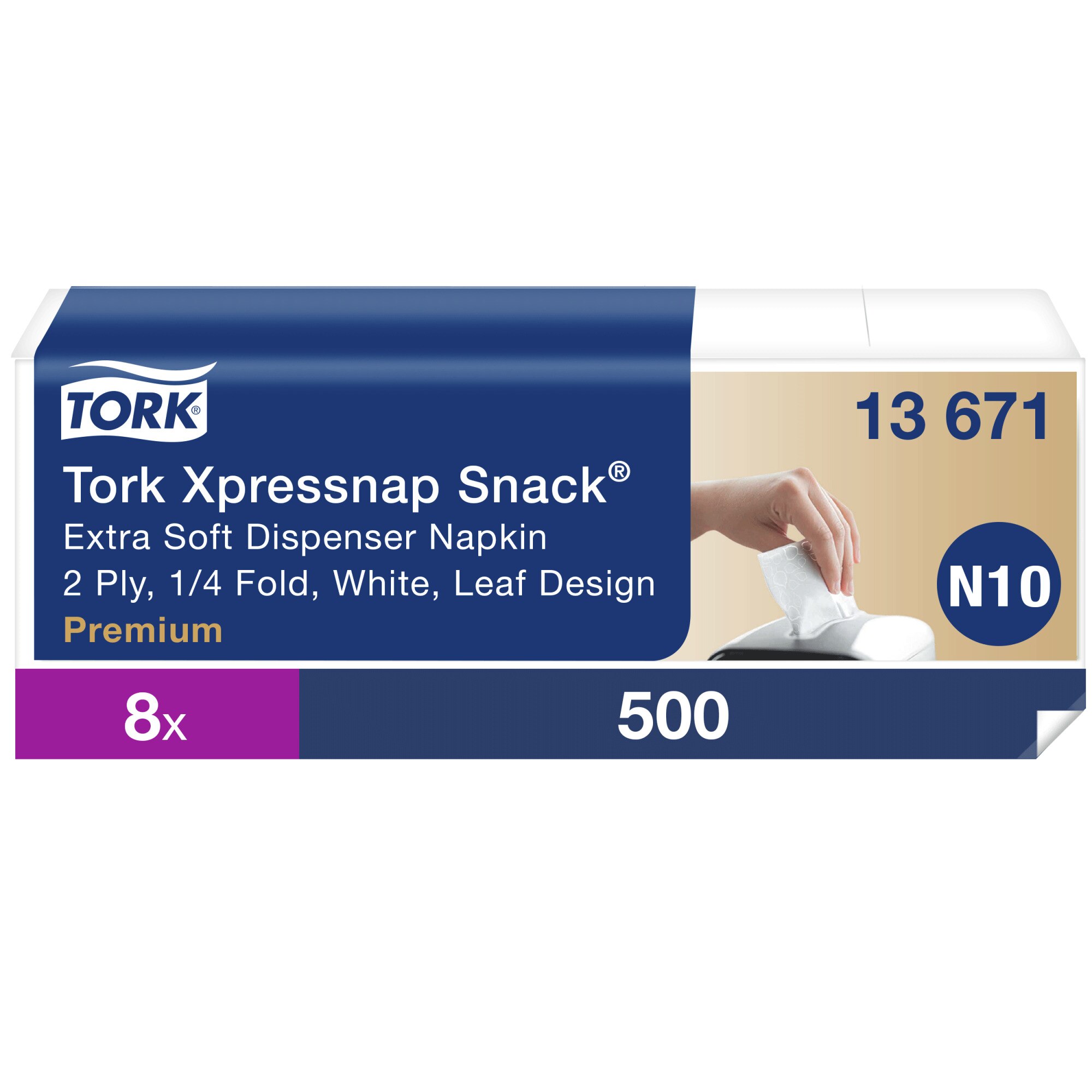 Tork Xpressnap Snack Extrasoft Spenderservietten N10 Premium
