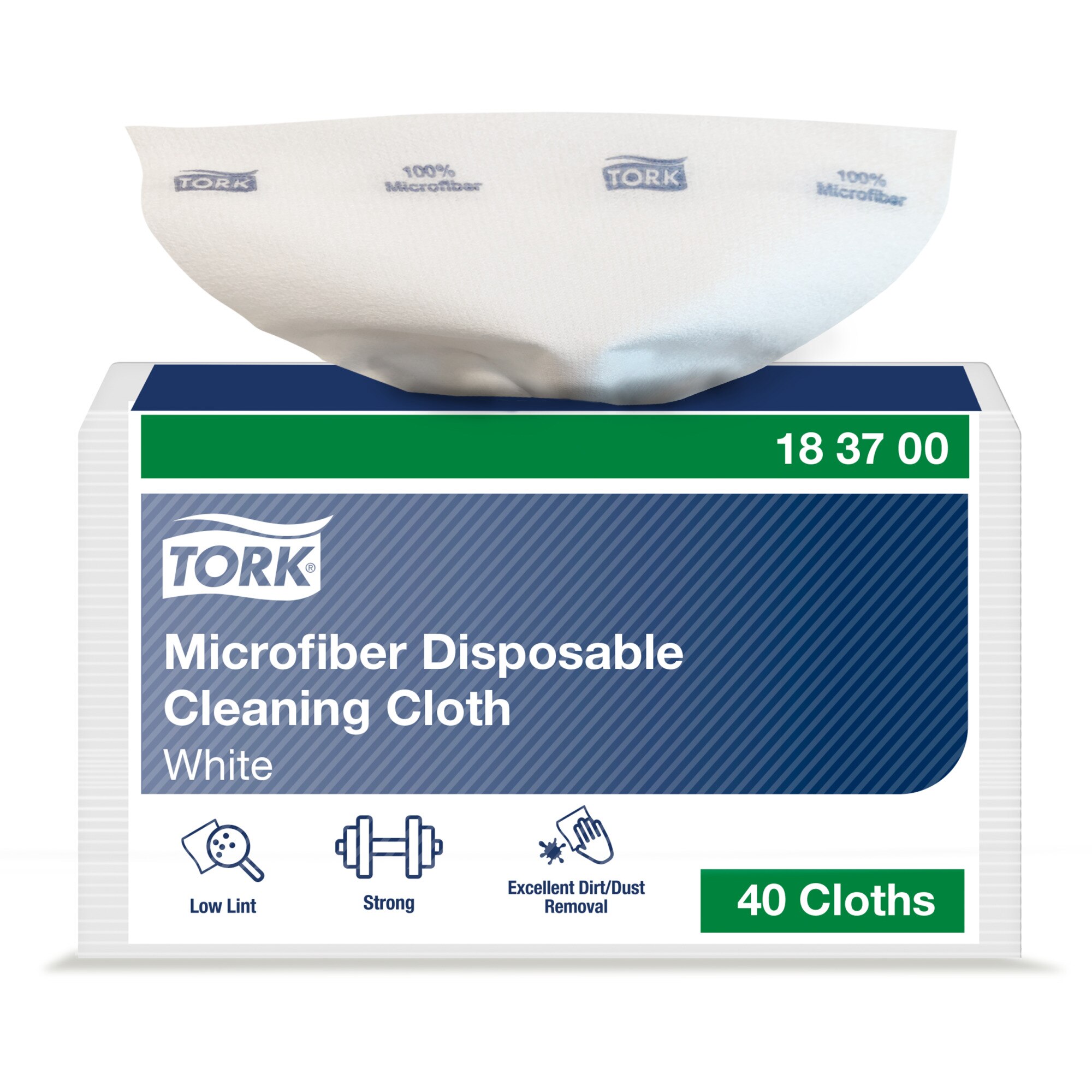 Tork Microfaser Einweg-Reinigungstücher, weiss