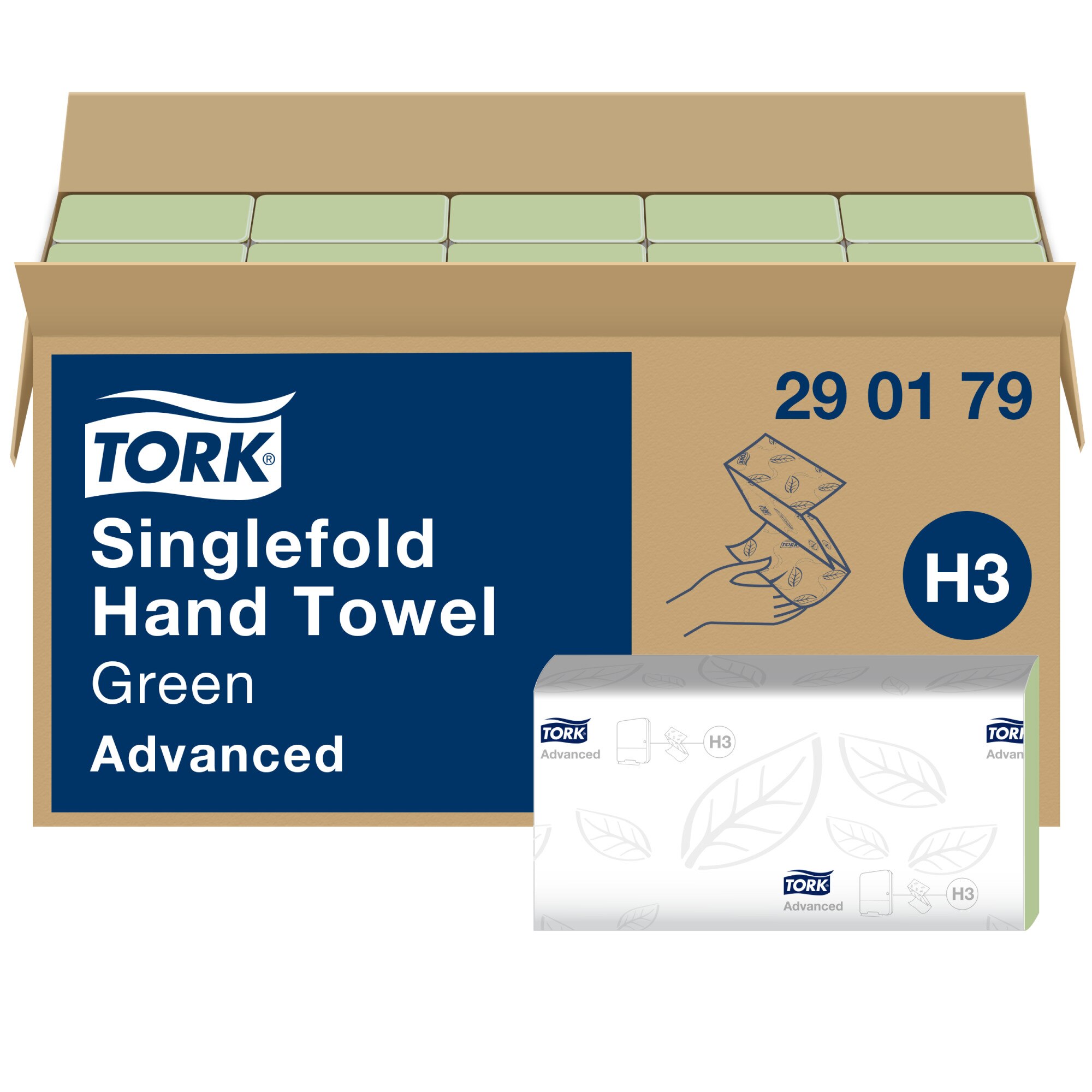 Tork Advanced Handtuch H3, grün