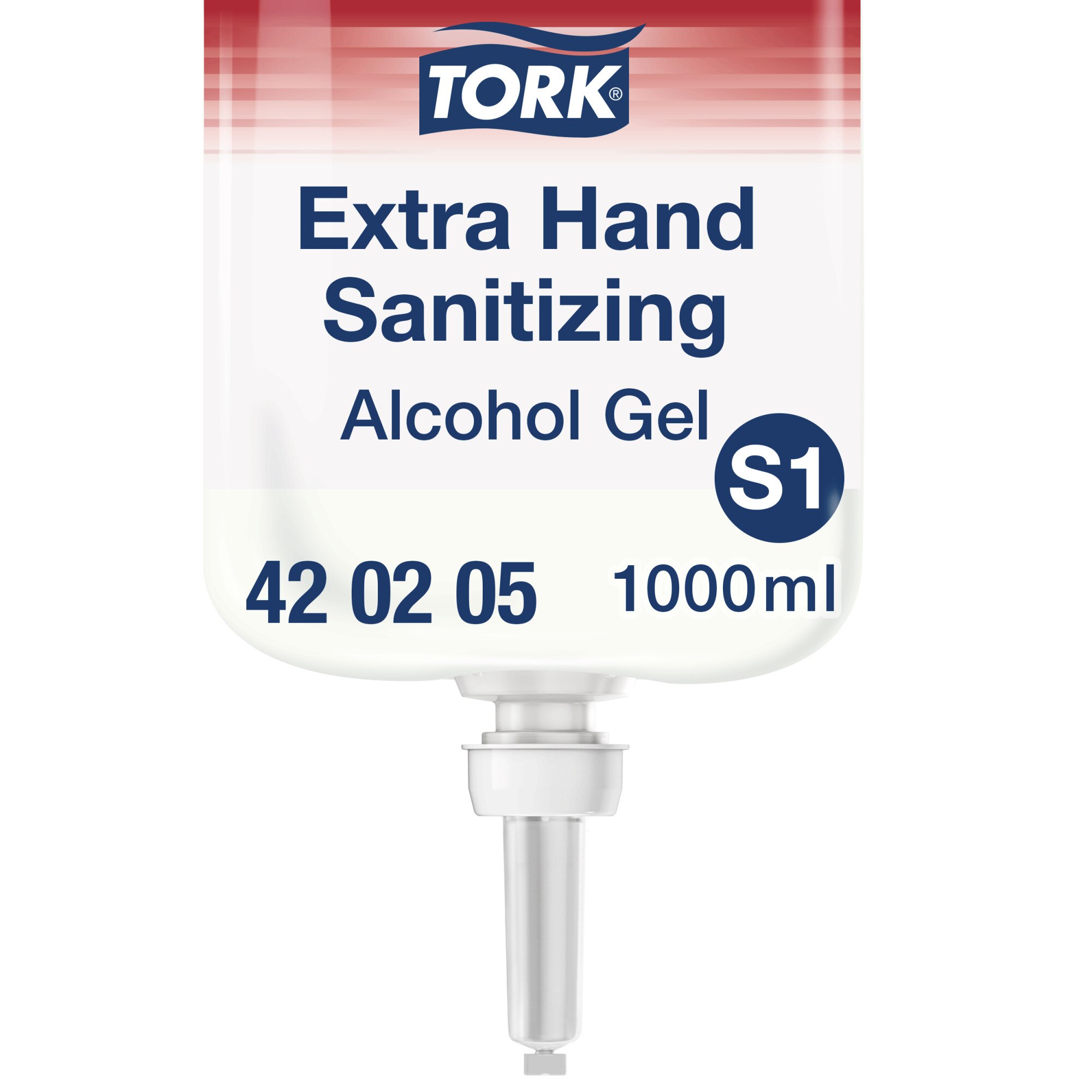 Händedesinfektionsgel Tork Extra S1, farblos, 1 Liter