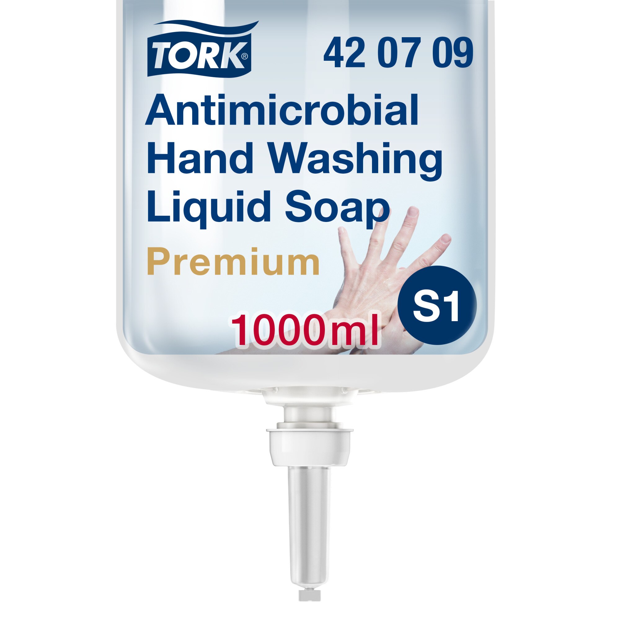 Tork Premium Flüssigseife zur Händedekontamination S1