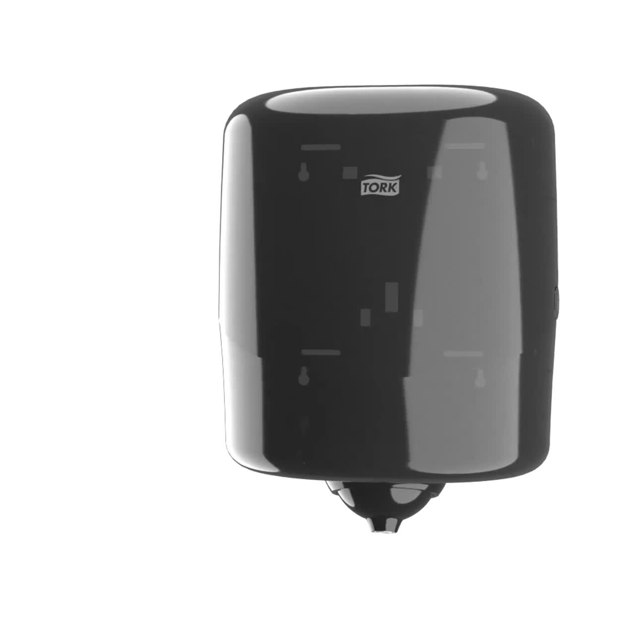 Tork Reflex Spender für Papierwischtücher Midi M4, schwarz
