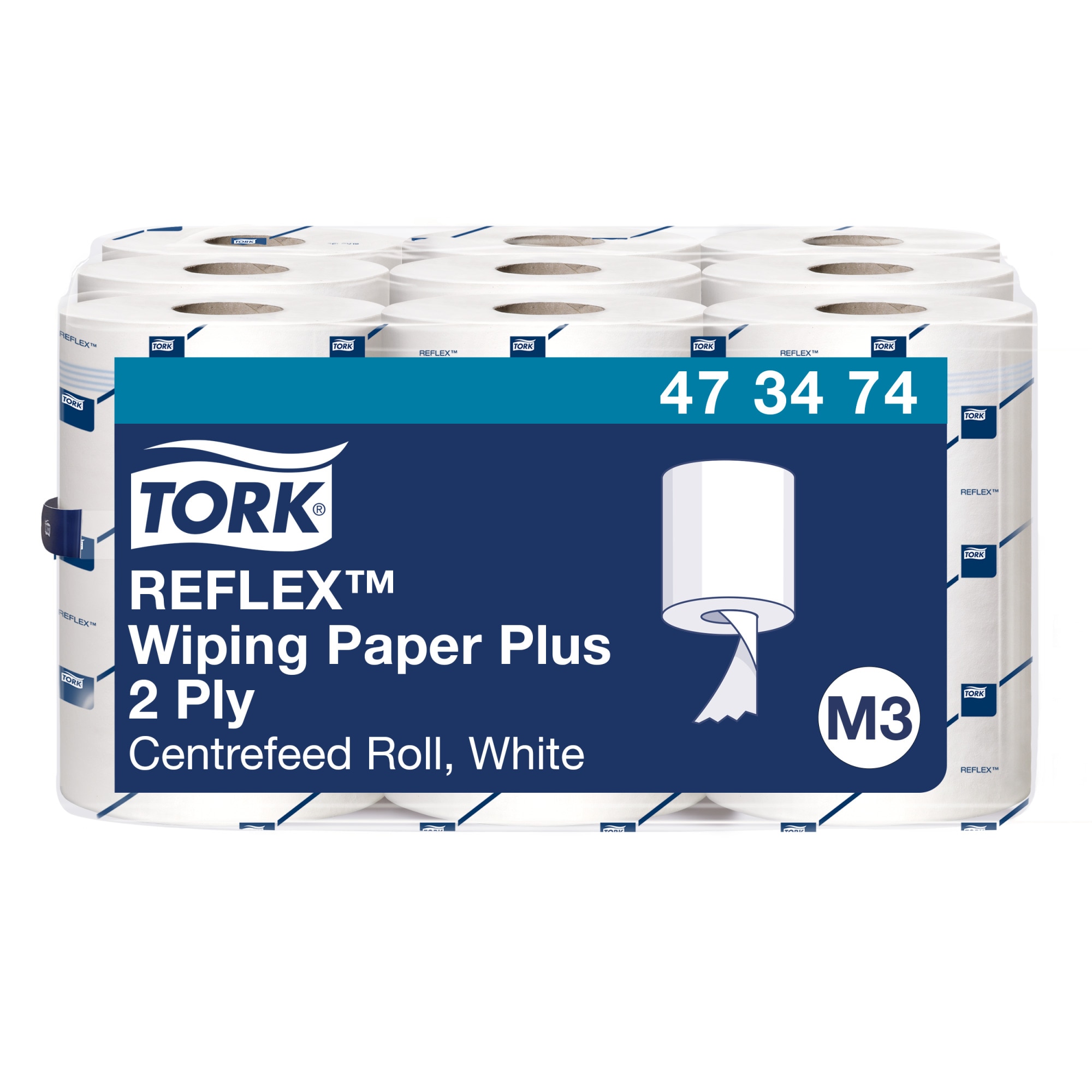 Tork Reflex starke Mehrzweck-Papierwischtücher Mini M3