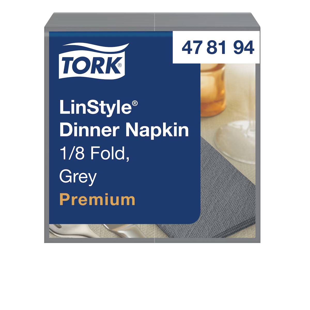 Tork LinStyle Premium Servietten, grau