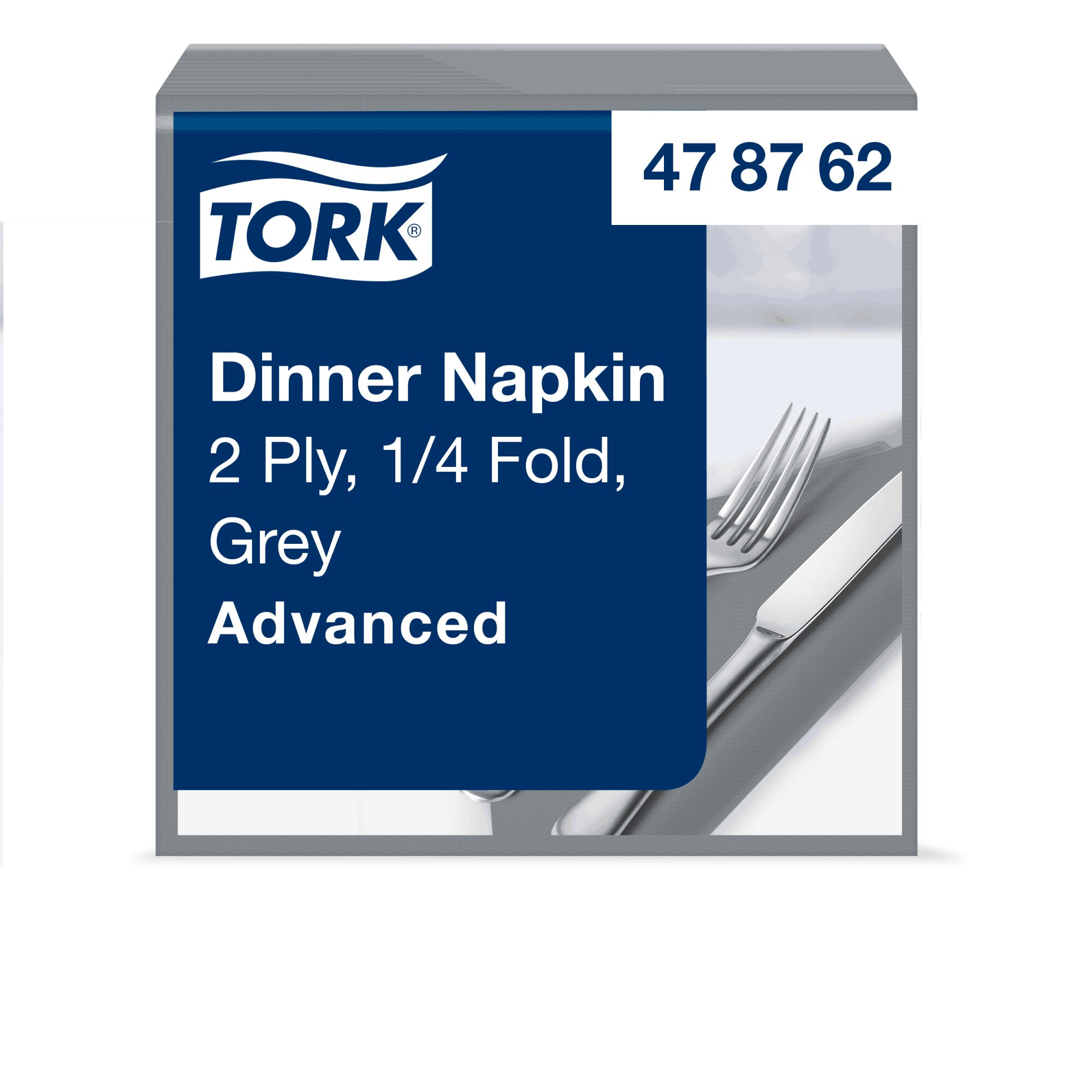 Tork Advanced Servietten 39 x 39 cm, 2-lagig, grau