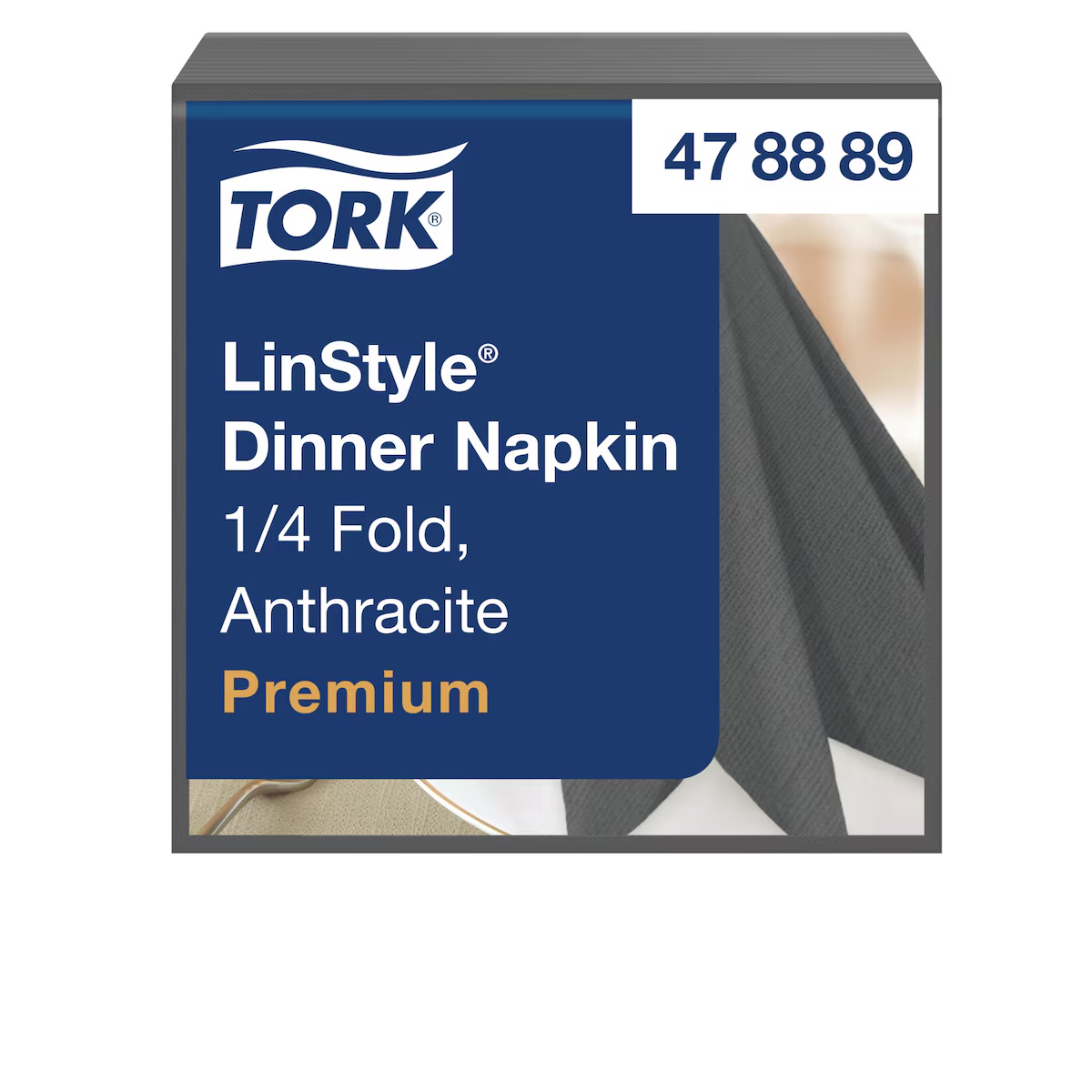 Tork LinStyle® Dinnerservietten Anthrazit