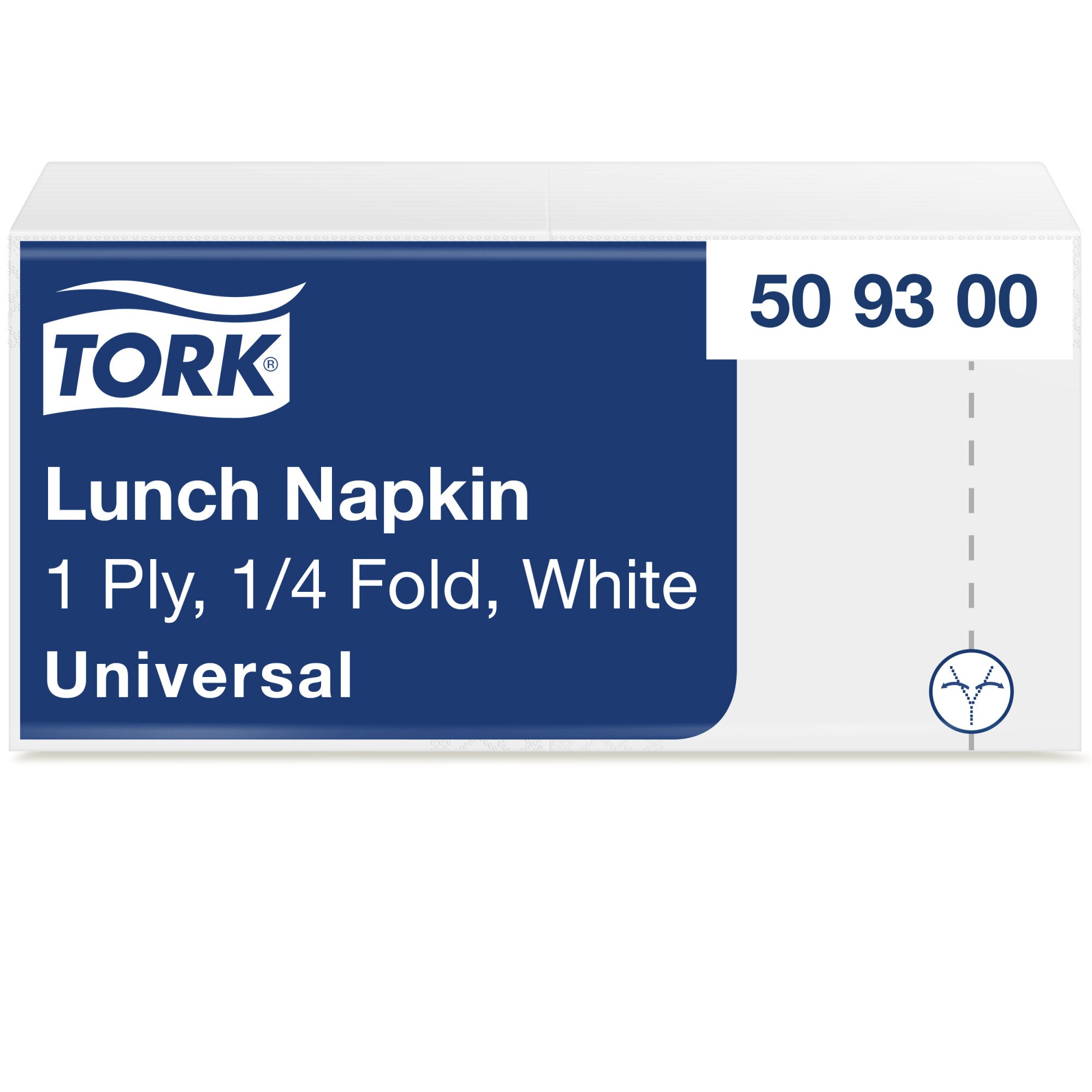 Tork Servietten 32,5 x 32,5 cm, 1-lagig, weiss