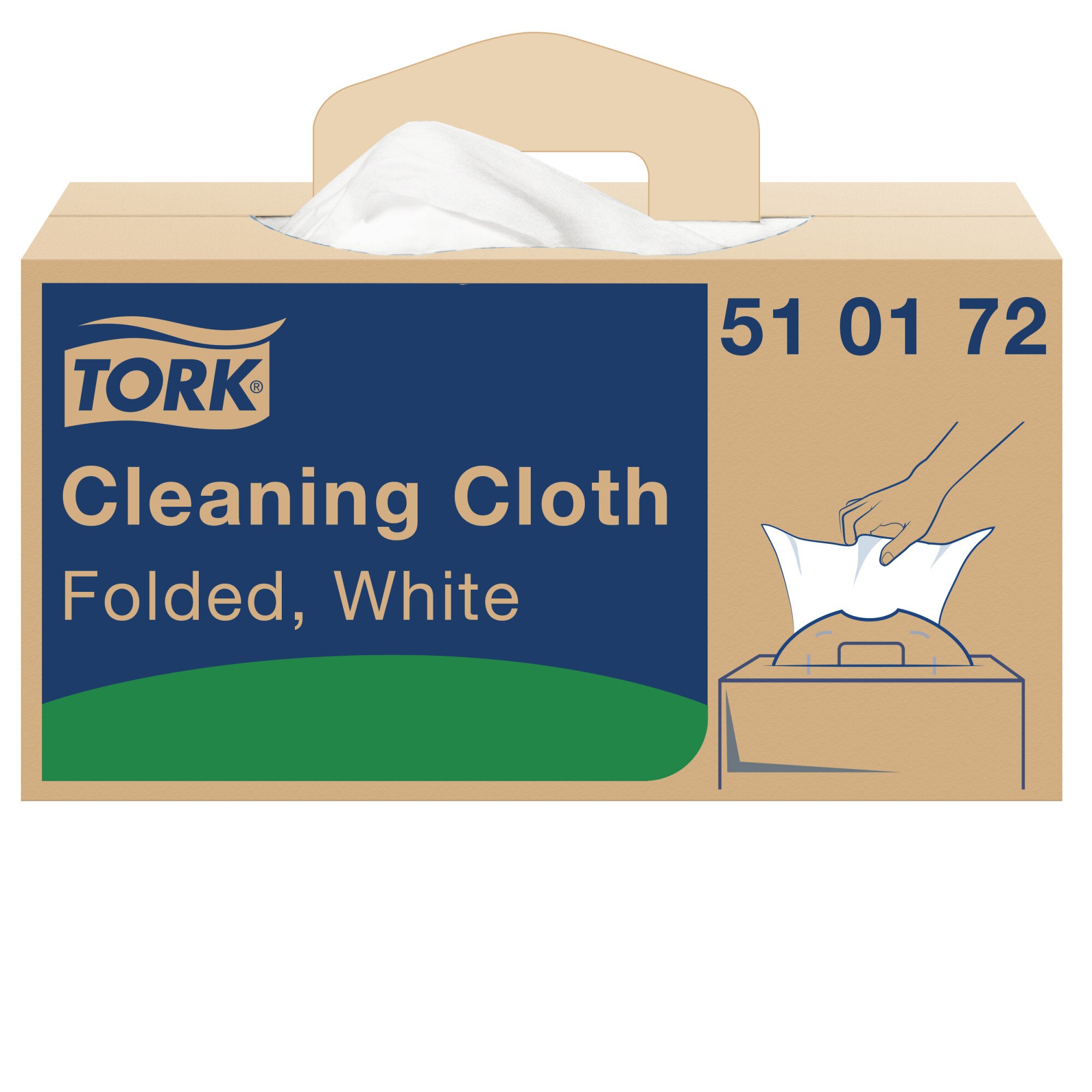 Tork Premium Reinigungstücher 510 Einzeltücher Handy Box W7
