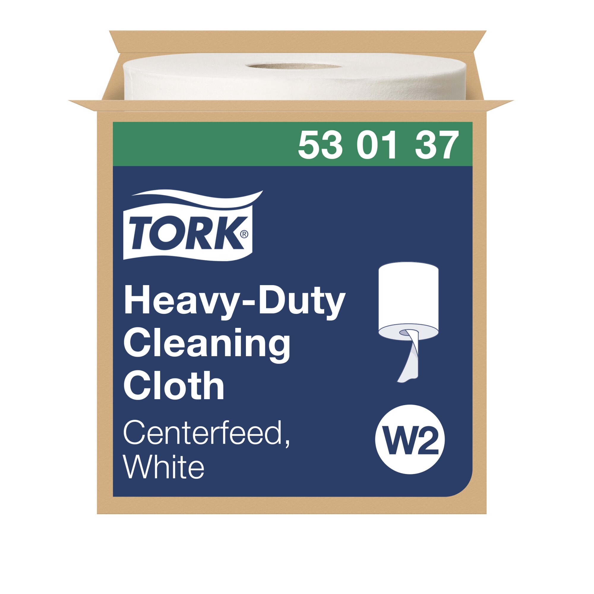 Tork Premium extra starke Reinigungstücher 530 Kombirolle W1/W2/W3