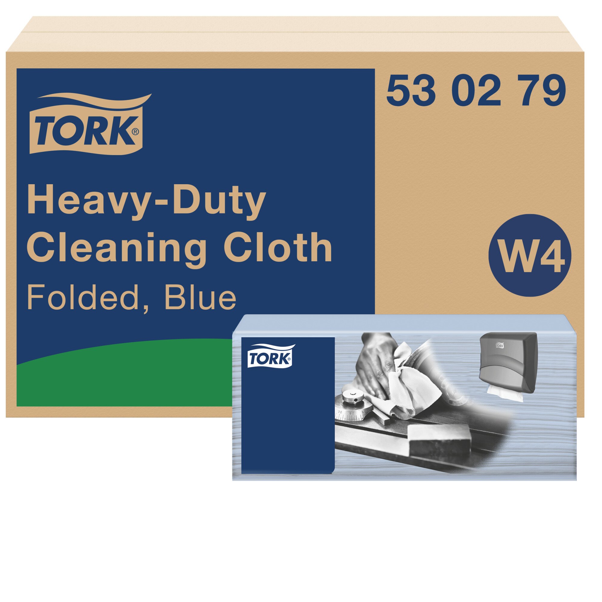 Tork Premium extra starke Reinigungstücher 530 W4, blau