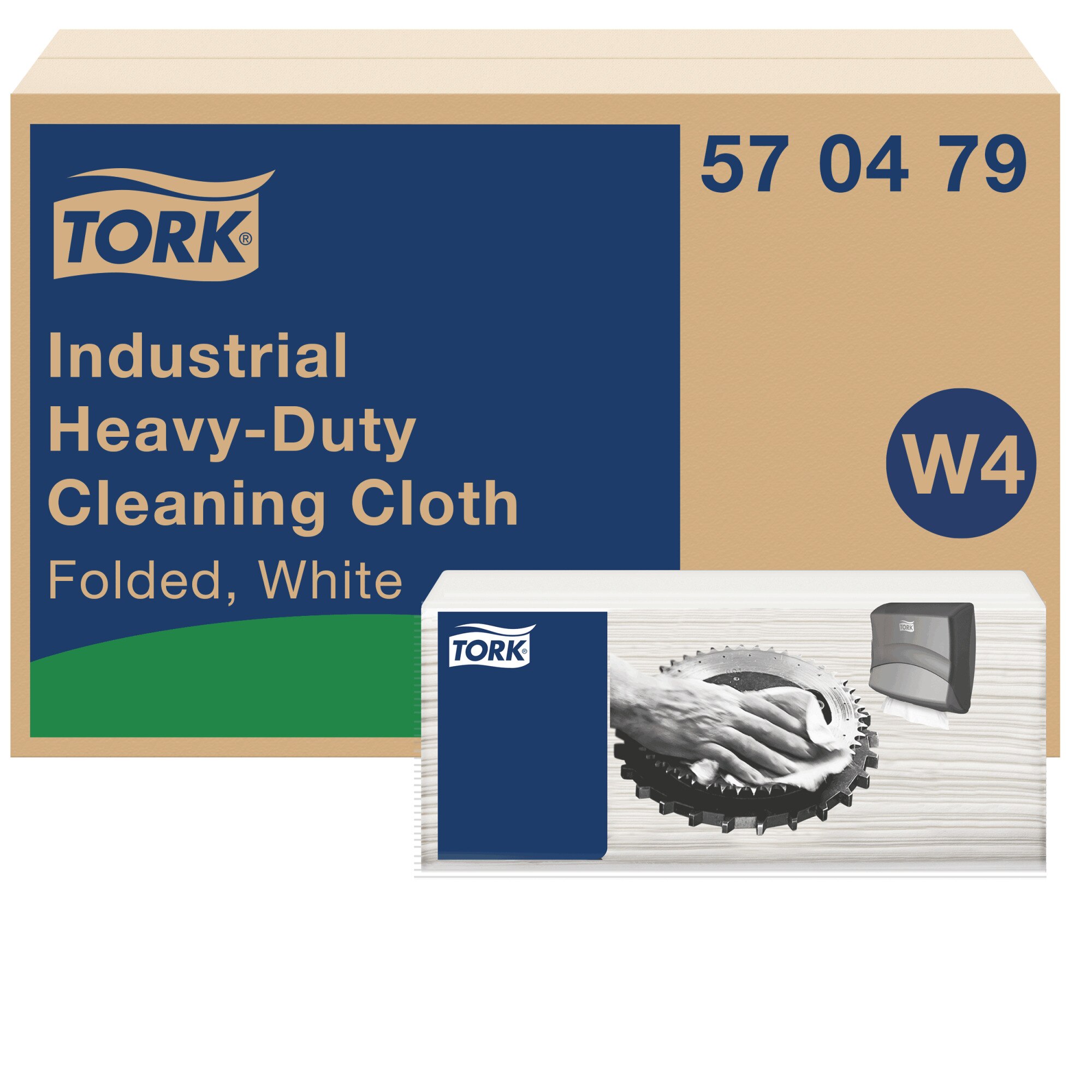Tork Premium extra starke Industrie-Reinigungstücher 570 W4, weiss