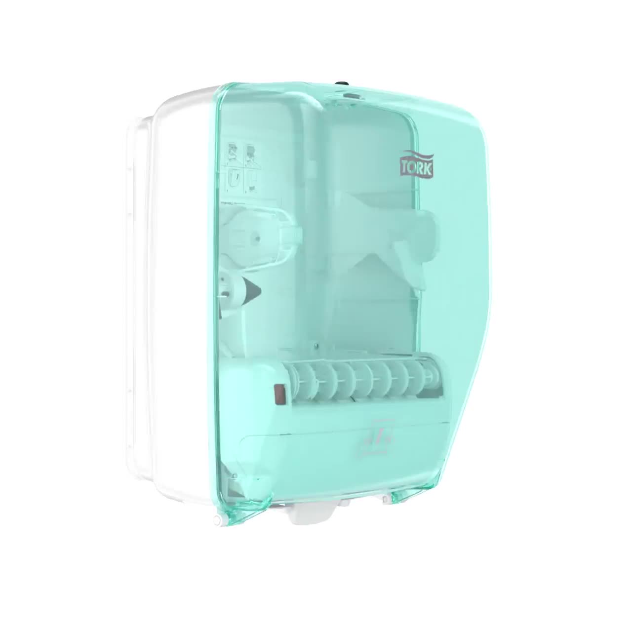 Tork Waschstation Spender W6, türkis/weiss
